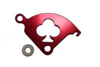 McLeod Clutch Quadrant, Billet Aluminum, Red Anodized, Ford, Each