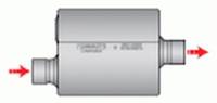 Flowmaster - Flowmaster Universal 40 Delta Flow Muffler - 2.00 Offset In / 2.00 Ctr Out - Image 4