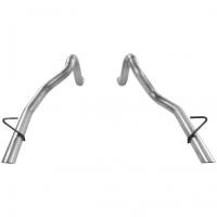 Flowmaster - Flowmaster 87-93 Mustang Prebent Tailpipes - 2.50 In. Rear Exit (Pair) - Image 2