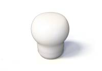 Torque Solution Fat Head Delrin Shift Knob (White): Universal 12x1.25