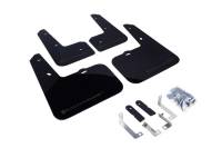 Rally Armor - Rally Armor 12-18 Hyundai Veloster UR Black Mud Flap w/ Dark Grey Logo - Image 1