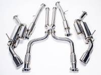 Agency Power Catback Exhaust System Infiniti Q50 3.0T, Sport, Red Sport