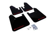 Rally Armor 1998-2002 Subaru Forester UR Black Mud Flap w/ Red Logo