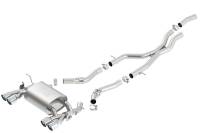 Borla 15-18 BMW F80/F82 M3/M4 36.5in Tip (Dual Split Rear Exit) ATAK Cat-Back Exhaust