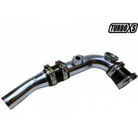 Turbo XS 2010-2012 Hyundai Genesis Blow Off Valve Kit - GREDDY Type RZ Pipe Kit VALVE NOT INCLUDED.