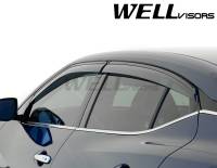 WellVisors - WellVisors Side Window Deflectors Nissan Maxima 16-21 with black trim - Image 7