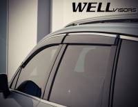 WellVisors - WellVisors Side Window Deflectors Volkswagen Touareg 11-17 With Chrome Trim - Image 5