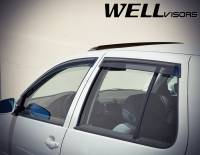 WellVisors - WellVisors Side Window Deflectors Volkswagen Golf MK4 5 Doors Hatchback 99-05 Premium Series - Image 7