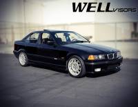 WellVisors - WellVisors Side Window Deflectors BMW E36 3-Series 92-98 Premium Series - Image 3