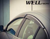 WellVisors - WellVisors Side Window Deflectors Volvo S60 11-18 With Chrome Trim - Image 7