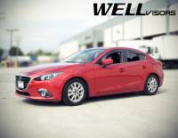 WellVisors - WellVisors Side Window Deflectors Mazda 3 14-18 Premium Series - Image 3