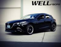 WellVisors - WellVisors Side Window Deflectors Mazda 3 14-18 Premium Series - Image 7