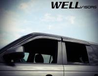 WellVisors - WellVisors Side Window Deflectors Land Rover Range Rover Sport 06-13 With Black Trim - Image 5