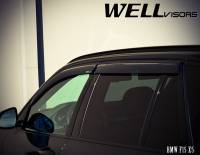 WellVisors - WellVisors Side Window Deflectors BMW E70 F15 X5 07-17 With Black Trim - Image 7