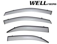 WellVisors Side Window Deflectors Kia Sorento 03-09 With Black Trim