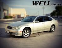 WellVisors - WellVisors Side Window Deflectors Lexus GS300 GS400 GS430 98-05 Premium Series - Image 3