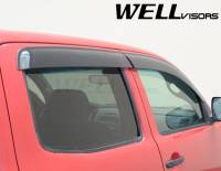 WellVisors - WellVisors Side Window Deflectors Toyota Tacoma 05-15 Double Cab Premium Series - Image 5