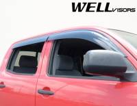 WellVisors - WellVisors Side Window Deflectors Toyota Tacoma 05-15 Double Cab Premium Series - Image 7