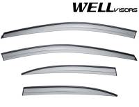 WellVisors Side Window Deflectors Honda Civic Sedan 12-15 Aerodyn Series