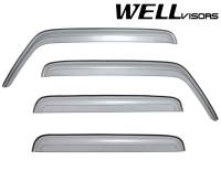 WellVisors Side Window Deflectors Hummer H3 06-10 Premium Series