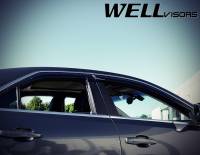 WellVisors - WellVisors Side Window Deflectors Cadillac CTS Sedan/Wagon 08-13 Premium Series - Image 5