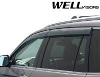 WellVisors - WellVisors Side Window Deflectors Honda Pilot 16-21 with Chrome Trim - Image 7