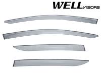 WellVisors Side Window Deflectors Honda Insight 10-14 Premium Series