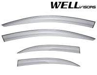 WellVisors Side Window Deflectors Mitsubishi Lancer 08-17 Aerodyn Series