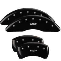 MGP Caliper Covers Black finish, Silver MGP for 2016-2017 Cadillac CT6