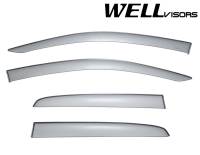 WellVisors Side Window Deflectors Mitsubishi Mirage Hatchback 14-21 Premium Series