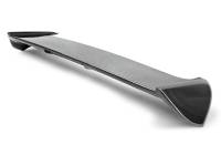 Seibon Carbon - Seibon STI-style carbon fiber rear spoiler for 2008-2011 Subaru Impreza/WRX/STi HB, with cut-out for factory brake light (light not included) - Image 4