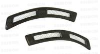 Seibon Carbon fiber fender duct for 2008-2012 Mitsubishi Lancer EVO X