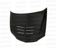 Seibon TSII-style carbon fiber hood for 2003-2007 Mitsubishi Lancer EVO