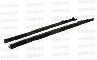 Seibon Carbon - Seibon TR-style carbon fiber side skirts for 1996-2000 Honda Civic 2DR/HB - Image 2