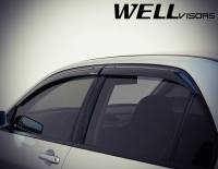 WellVisors - WellVisors Side Window Deflectors Mitsubishi Lancer EVO VIII IX 02-06 Premium Series - Image 7