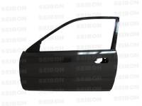 Seibon OEM-style carbon fiber doors for 1996-2000 Honda Civic 2DR *OFF ROAD USE ONLY! (pair)