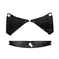 Seibon Carbon fiber cooling panel set for 2009-2011 Nissan GTR (3-piece)