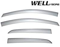 WellVisors Side Window Deflectors Nissan Versa Sedan 07-11 Premium Series