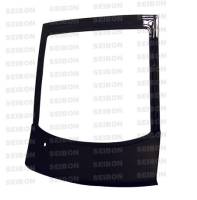 Seibon Carbon - Seibon OEM-style carbon fiber trunk lid for 1989-1994 Nissan 240SX HB - Image 2