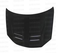 Seibon DV-style carbon fiber hood for 2006-2009 VW Golf GTI (Shaved)