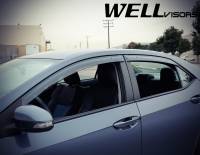 WellVisors - WellVisors Side Window Deflectors Toyota Corolla 14-19 Premium Series - Image 5