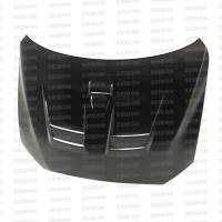 Seibon DV-style carbon fiber hood for 2008-2010 Mitsubishi Lancer