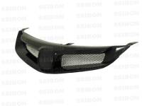 Seibon Carbon - Seibon MG-style carbon fiber front grille for 2006-2010 Honda Civic 4DR JDM - Image 2