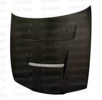 Seibon DV-style carbon fiber hood for 1995-1996 Nissan 240SX