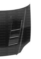 Seibon Carbon - Seibon TS-style carbon fiber hood for 1996-1998 Honda Civic - Image 4