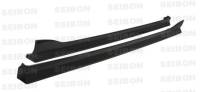 Seibon AE-style carbon fiber side skirts for 2004-2008 Mazda RX8