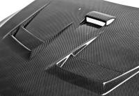 Seibon Carbon - Seibon DV- Style Carbon Fiber Hood for 2008-2012 Mitsubishi Lancer EVO X - Image 2