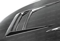 Seibon Carbon - Seibon DV- Style Carbon Fiber Hood for 2008-2012 Mitsubishi Lancer EVO X - Image 3