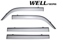 WellVisors - WellVisors Side Window Deflectors Scion xB 04-07 With Black Trim - Image 1