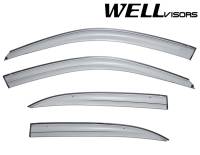 WellVisors Side Window Deflectors Honda Civic Sedan 01-05 Aerodyn Series